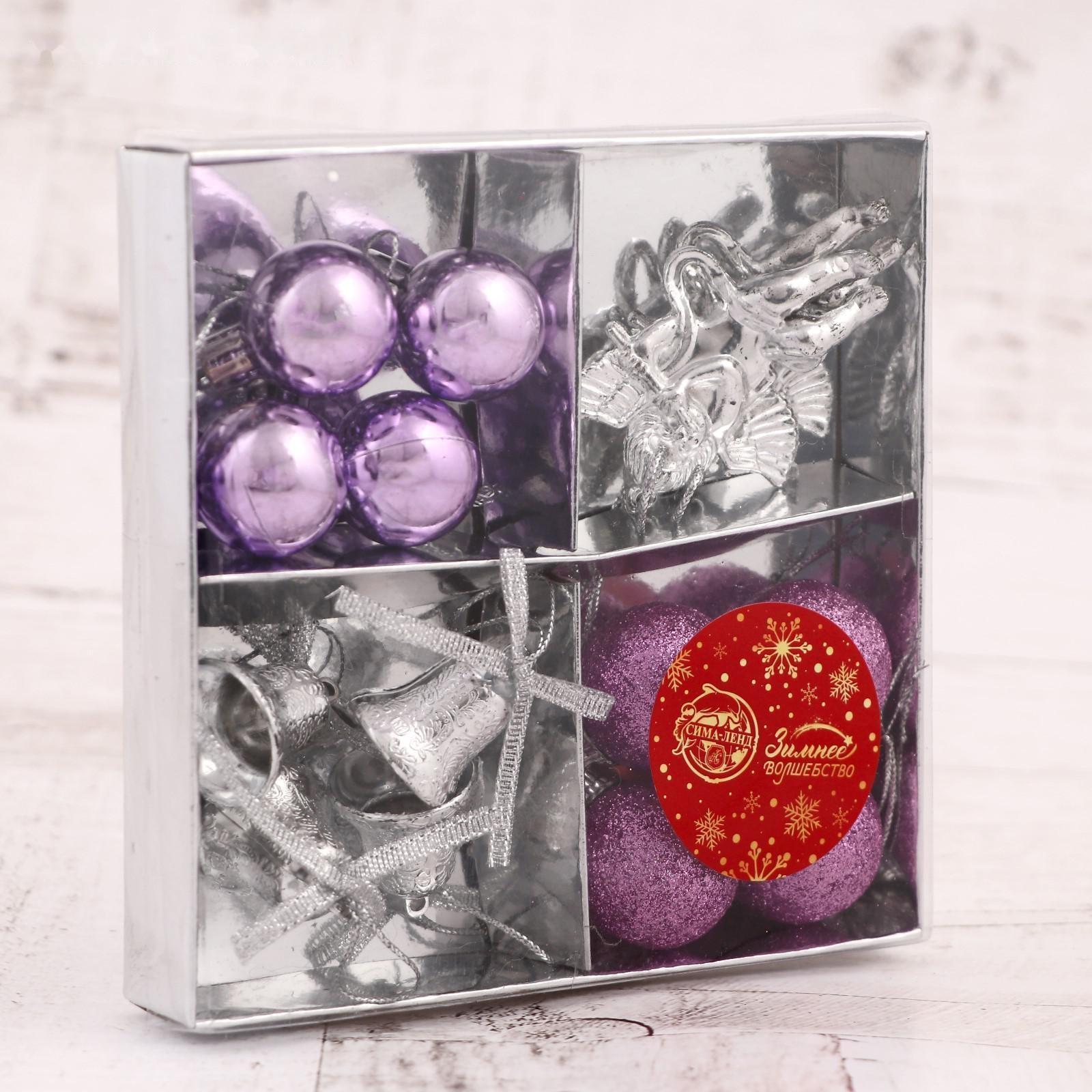 Набор украшений пластик 14 шт 