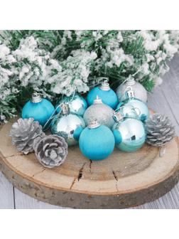 Набор украшений пластик 12 шт 