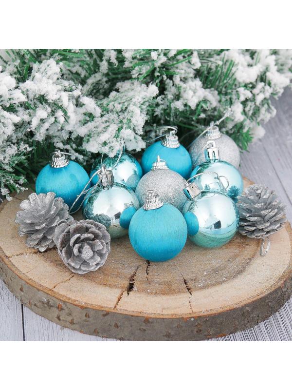 Набор украшений пластик 12 шт 