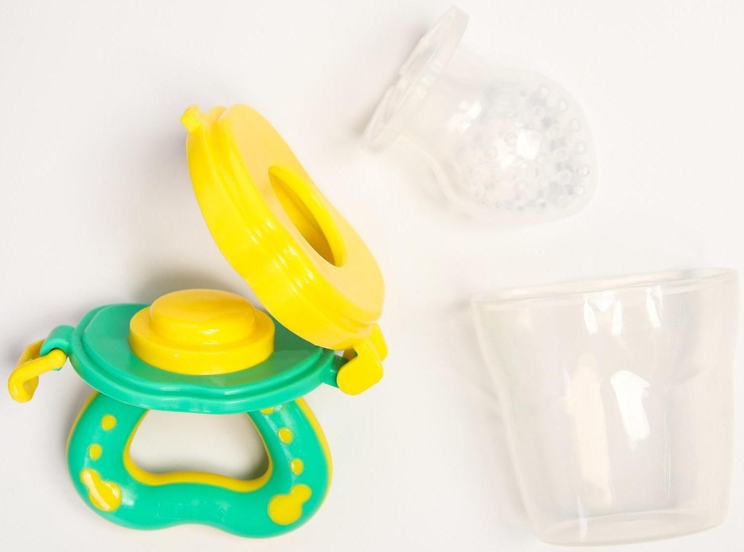 Ниблер с силиконовой сеточкой Basic, цвет зелёный