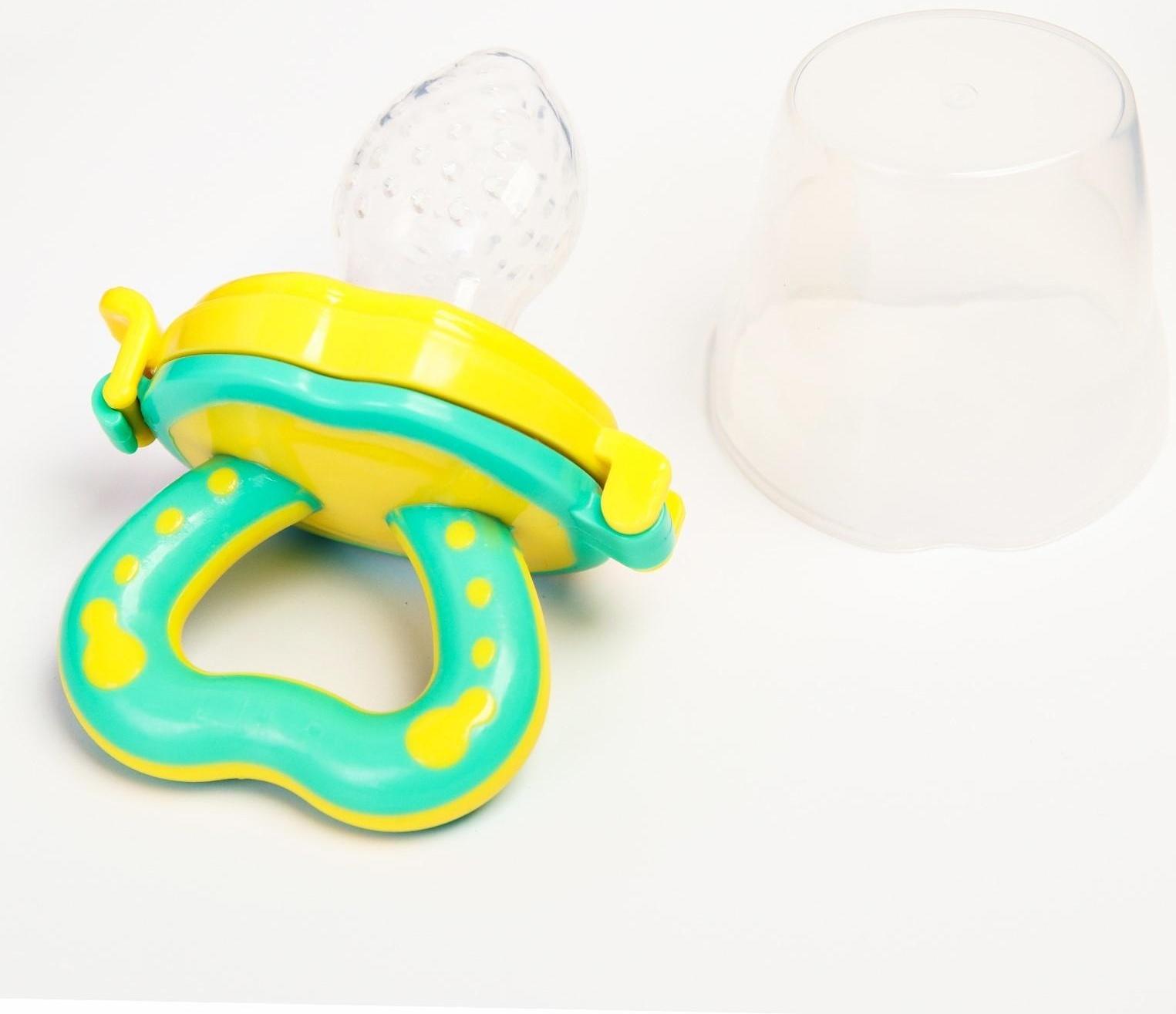 Ниблер с силиконовой сеточкой Basic, цвет зелёный