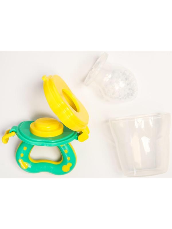 Ниблер с силиконовой сеточкой Basic, цвет зелёный