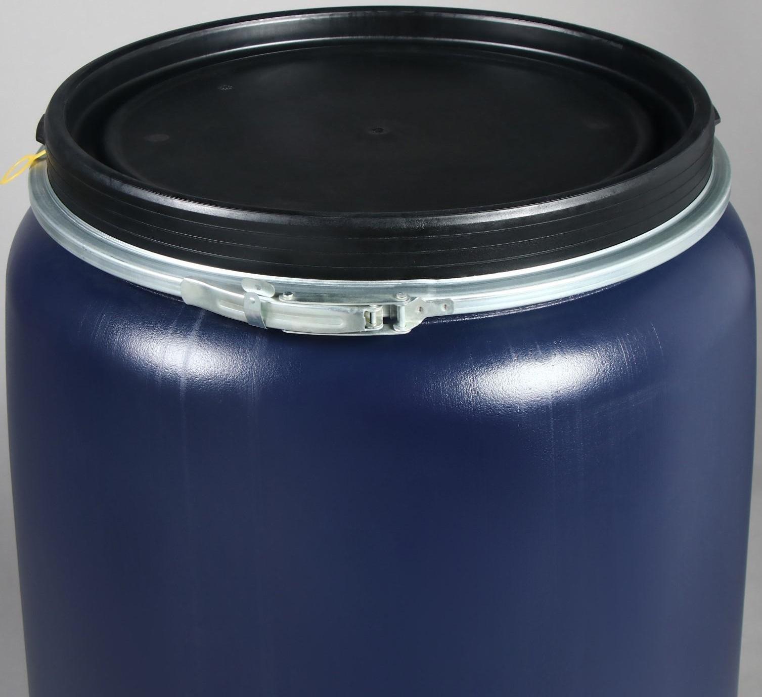 Бочка пищевая, 227 л, с крышкой, нештабелируемая, Оpen Top Drums