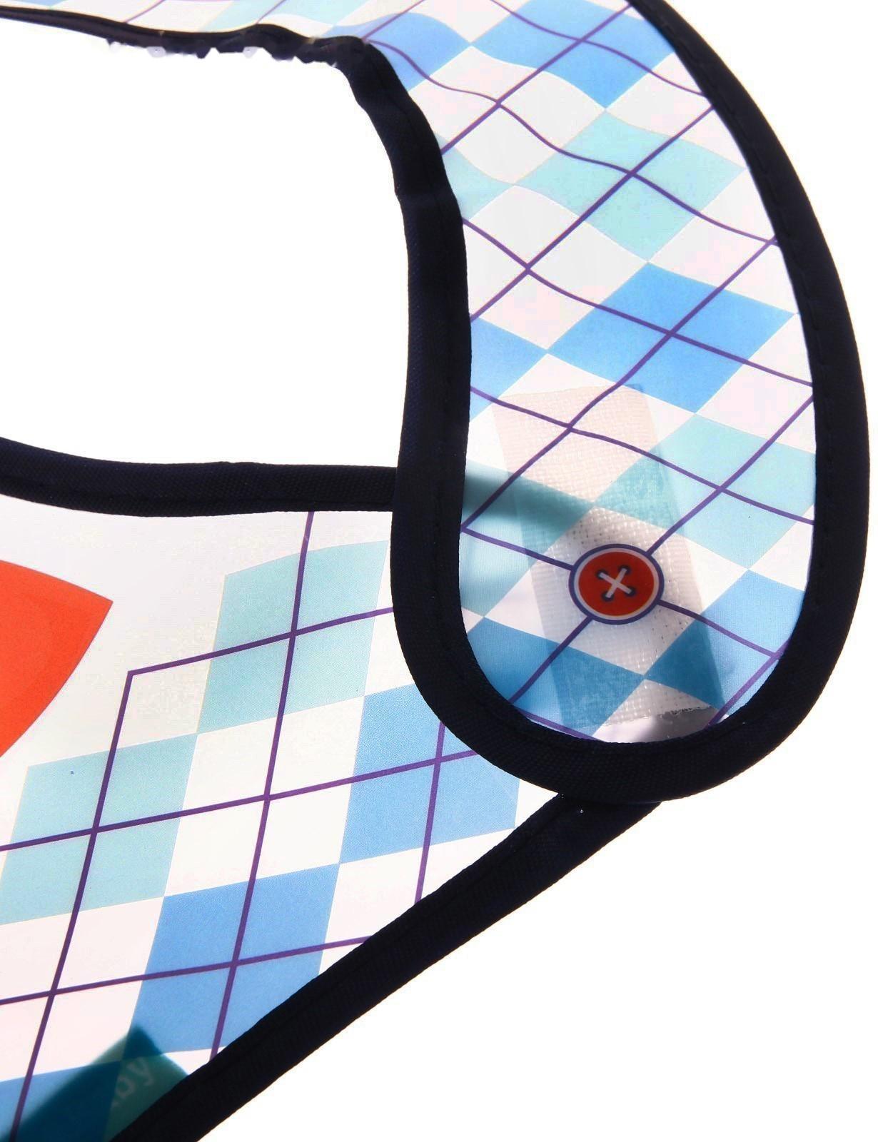 Нагрудник для кормления «Джентльмен» непромокаемый на липучке, с карманом