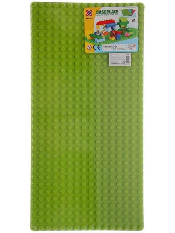Пластина-основание для блочного конструктора 51 х 25,5 см, цвет салатовый