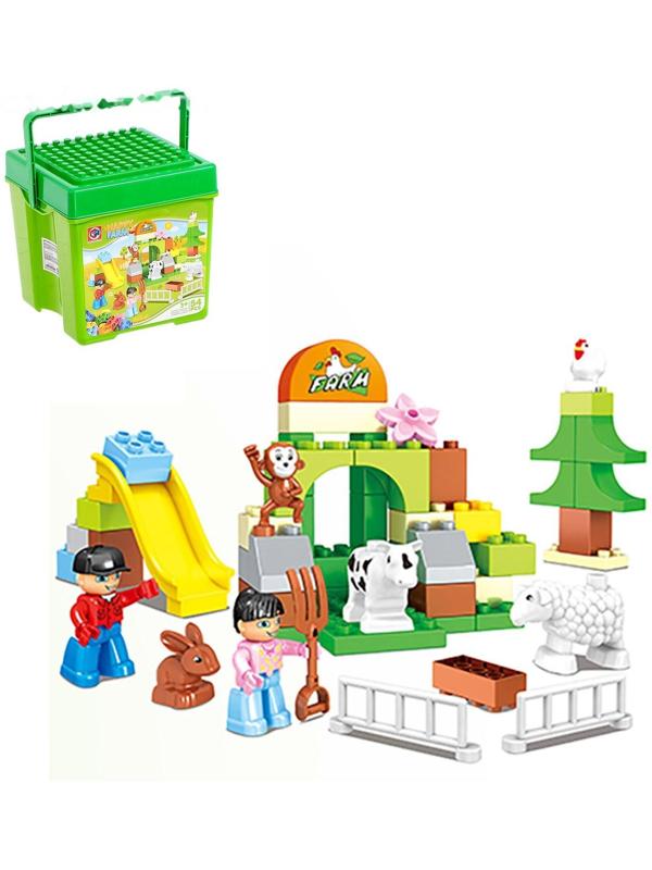 Конструктор «Счастливая ферма», 54 детали