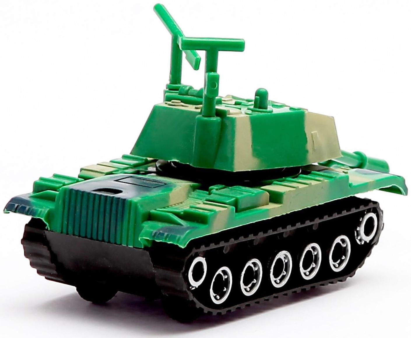 Грузовик инерционный «Перевозчик», с танком, МИКС