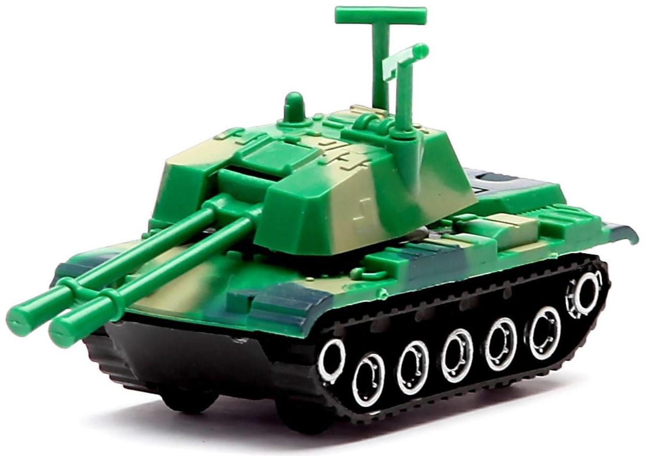 Грузовик инерционный «Перевозчик», с танком, МИКС