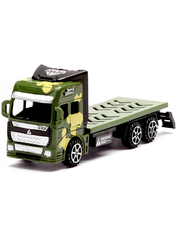 Грузовик инерционный «Перевозчик», с танком, МИКС