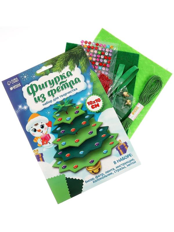 Новогодняя игрушка из фетра 