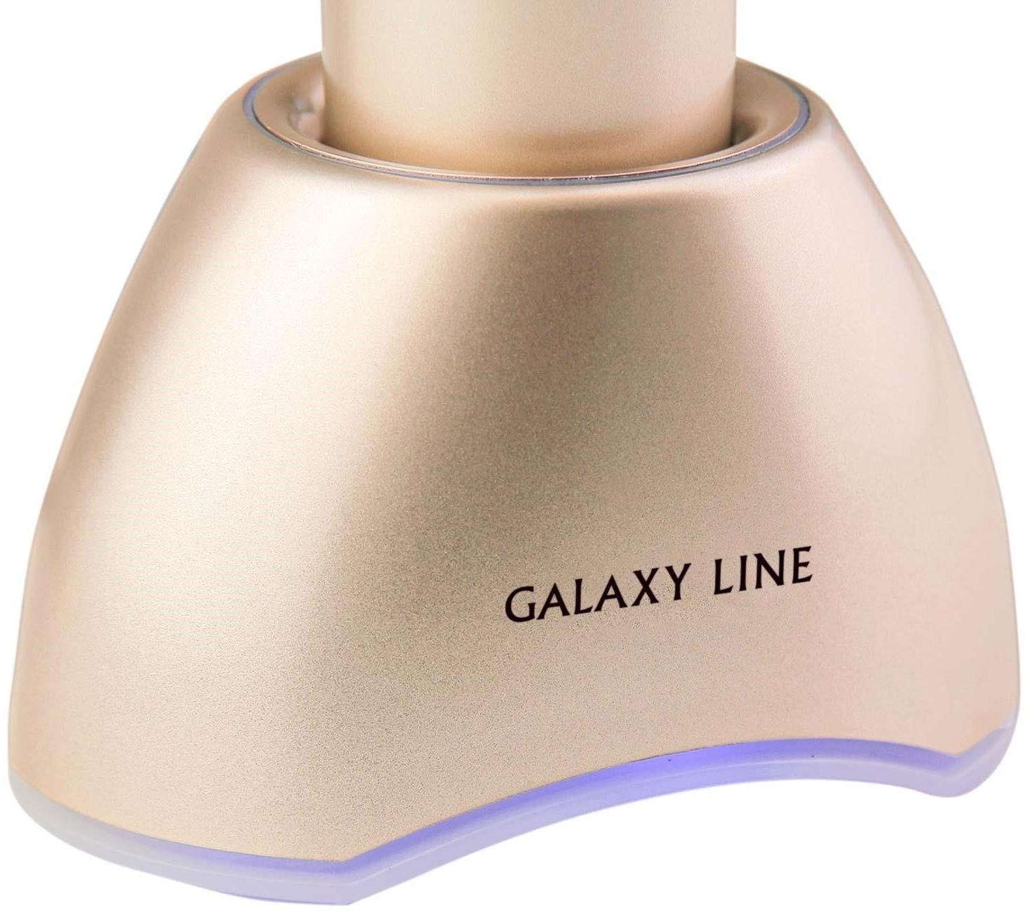 Машинка для стрижки Galaxy LINE GL 4158, 12 Вт, АКБ, 4 насадки, керамические лезвия