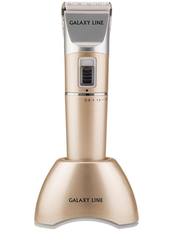 Машинка для стрижки Galaxy LINE GL 4158, 12 Вт, АКБ, 4 насадки, керамические лезвия