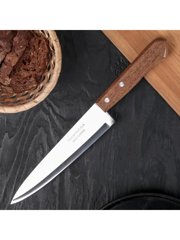 Нож кухонный поварской Universal, лезвие 20 см, сталь AISI 420, деревянная рукоять