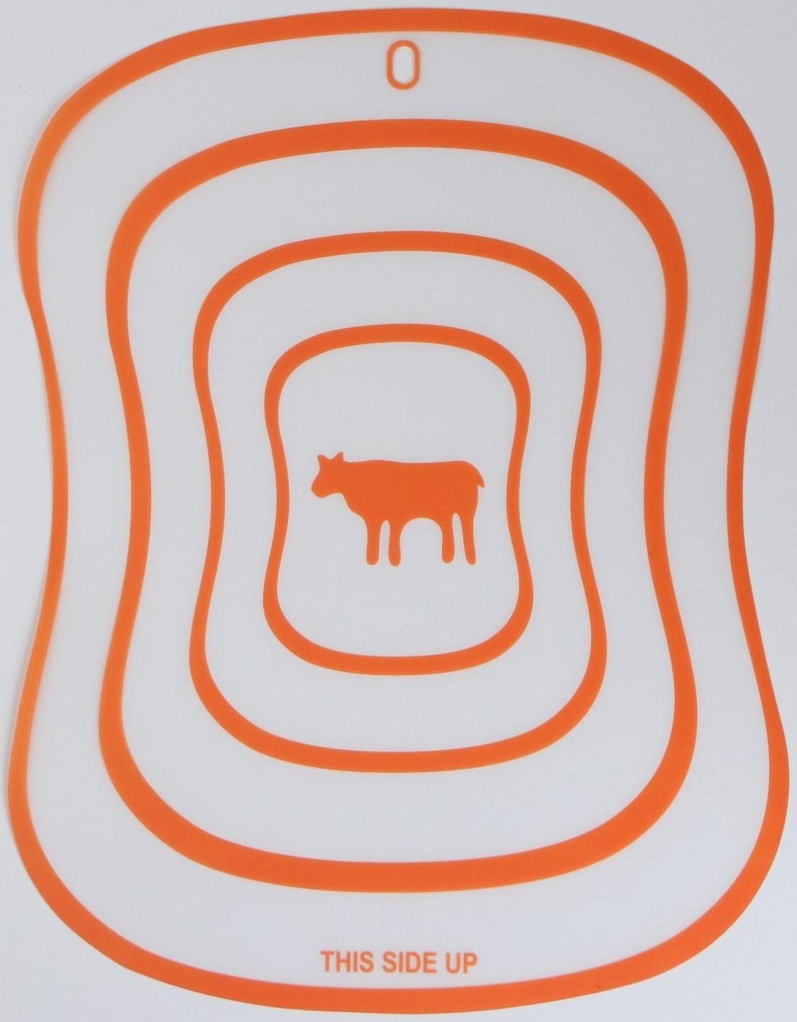 Набор досок разделочных пластиковых гибких Доляна «Ассорти», 4 шт, 40×30 см