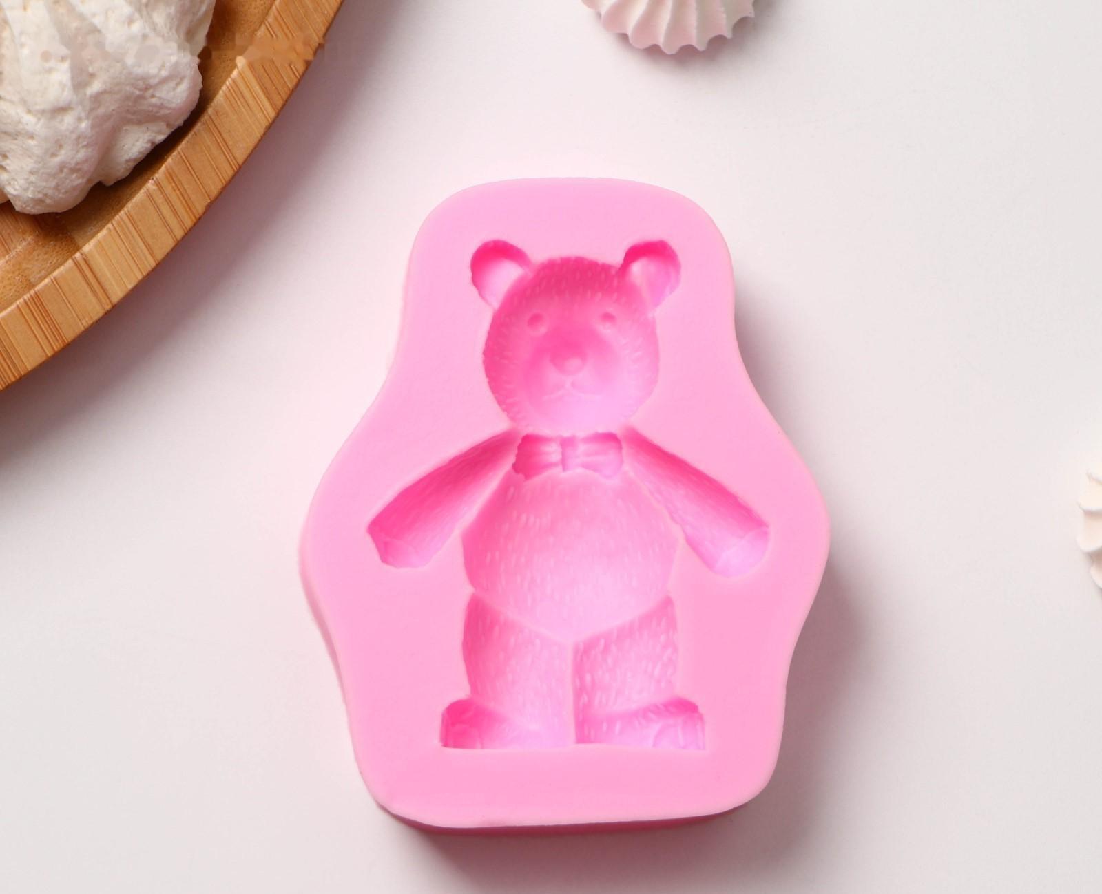 Молд «Мишка», 8×6,5 см