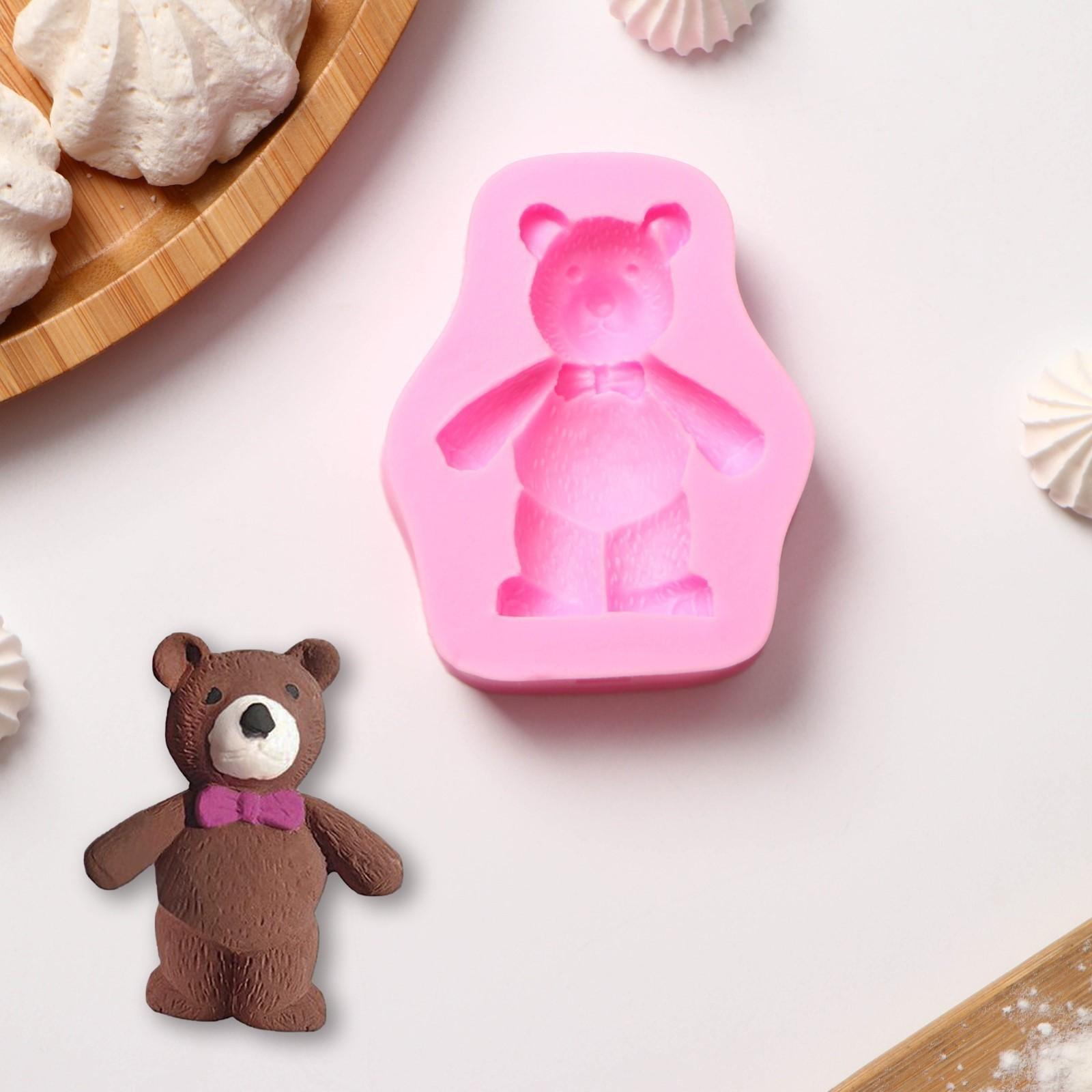 Молд «Мишка», 8×6,5 см