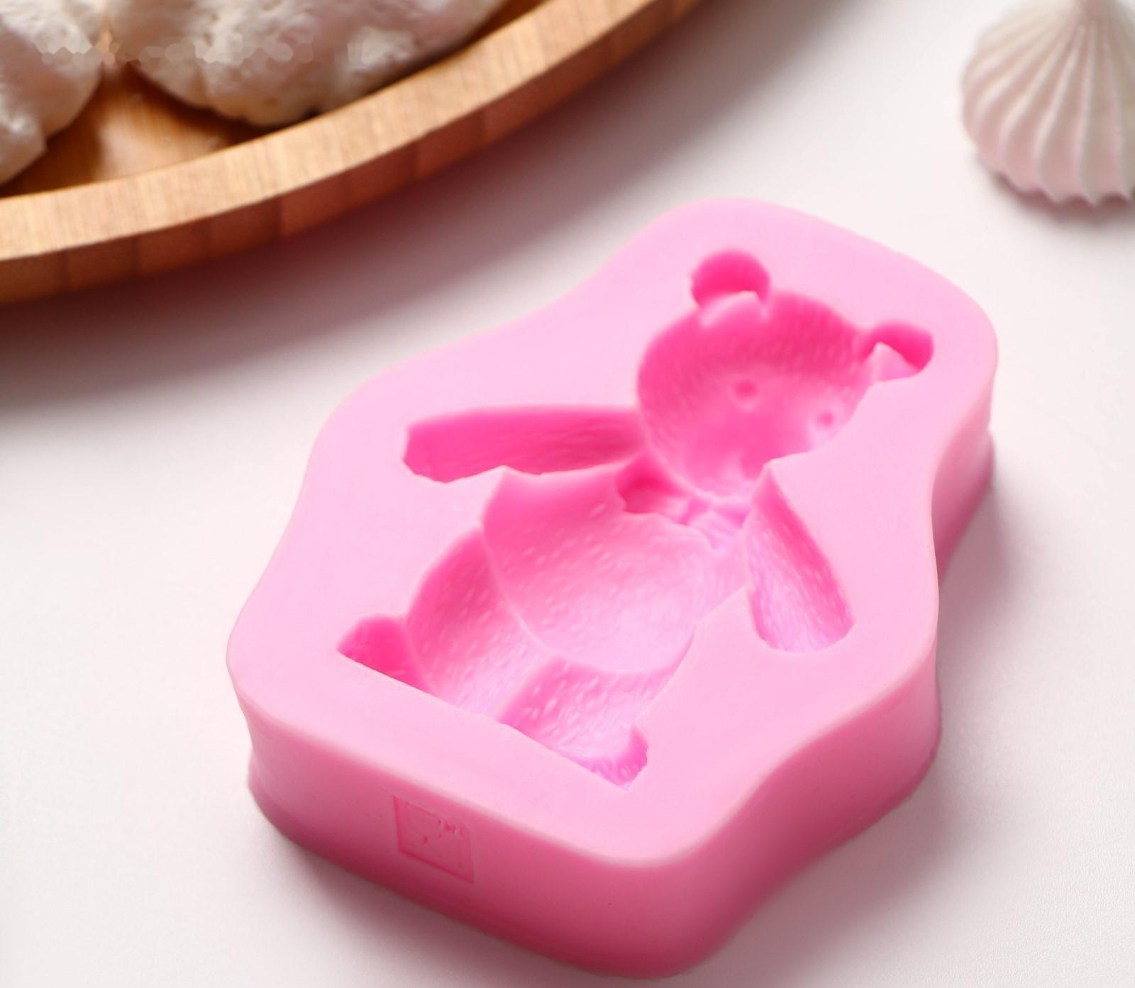 Молд «Мишка», 8×6,5 см