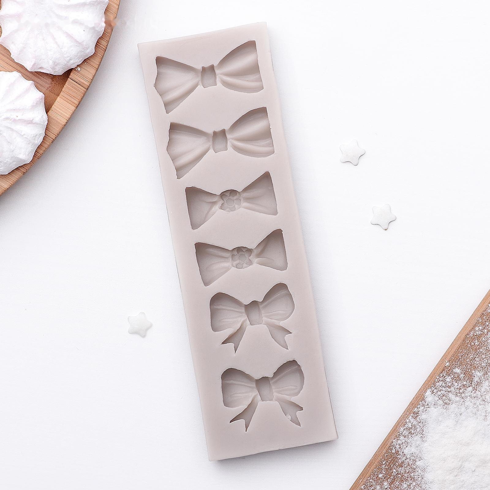 Молд «Шесть бантов», 15,5×4,5 см, цвет МИКС