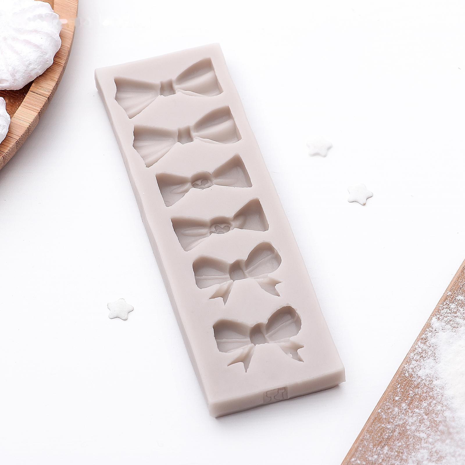 Молд «Шесть бантов», 15,5×4,5 см, цвет МИКС