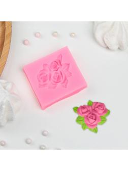 Молд «Букет роз», 4,5×5 см