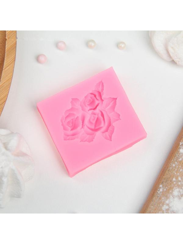 Молд «Букет роз», 4,5×5 см