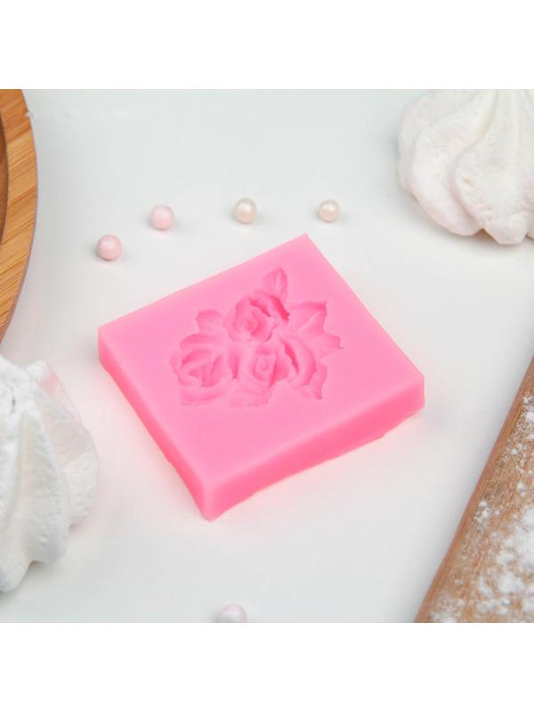 Молд «Букет роз», 4,5×5 см