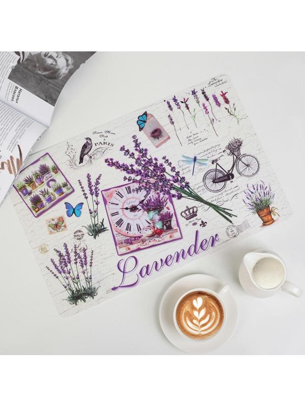 Салфетка сервировочная на стол «Лаванда», 42×29 см