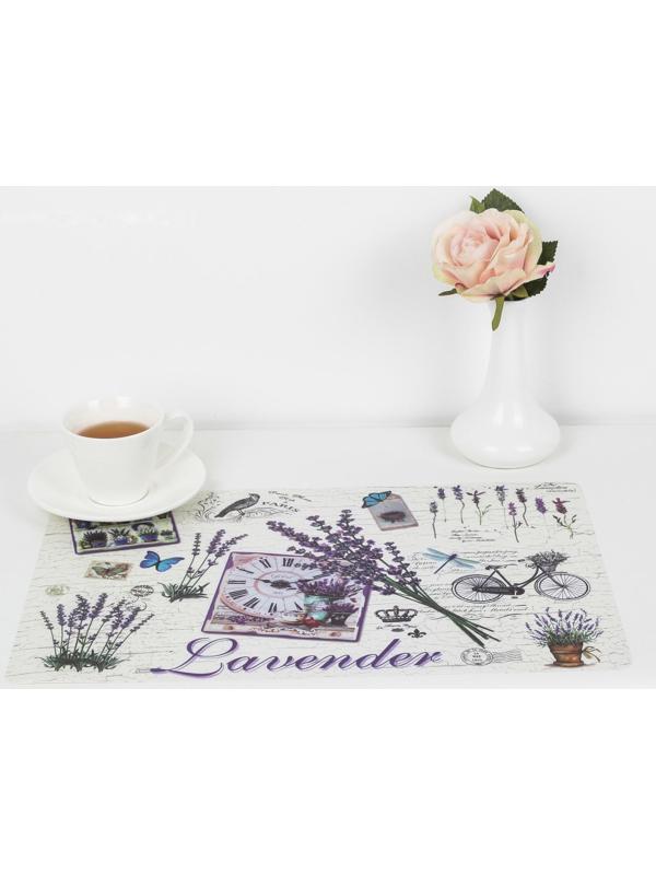 Салфетка сервировочная на стол «Лаванда», 42×29 см