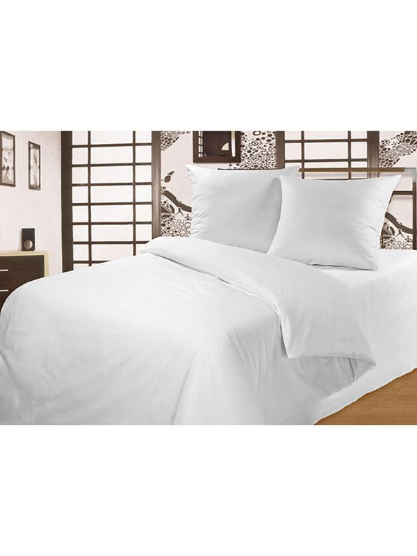 Наволочка 50х70 см, цвет белый, страйп-сатин 140г/м² 100% хлопок