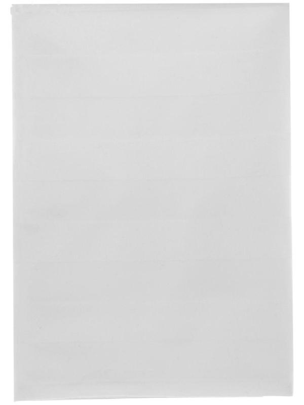 Наволочка 50х70 см, цвет белый, страйп-сатин 140г/м² 100% хлопок