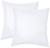 Набор наволочек Атра 70х70см 2шт, цвет белый, поплин 110г/м² 100% хлопок