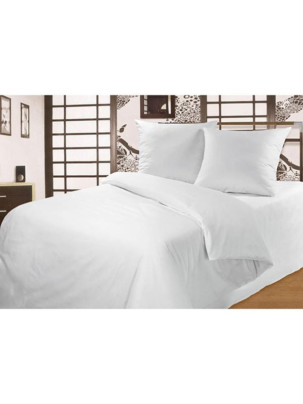 Набор наволочек Атра 70х70см 2шт, цвет белый, поплин 110г/м² 100% хлопок