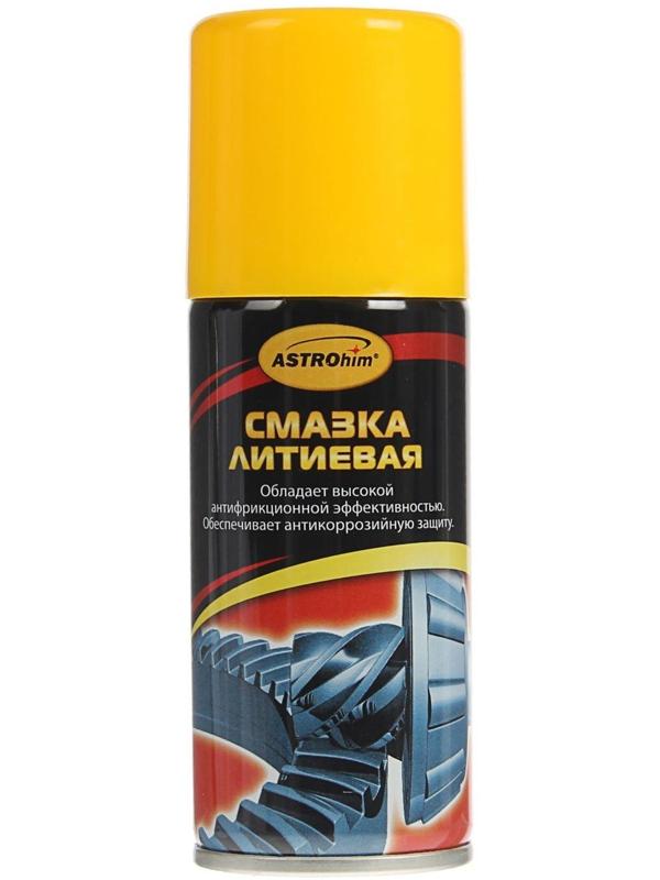 Литиевая смазка Astrohim, 140 мл, аэрозоль, АС - 4521