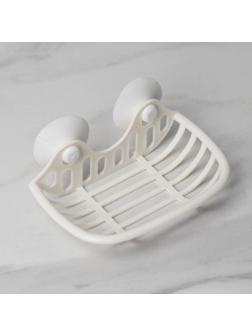 Мыльница на присосках, 16×10×6 см, цвет МИКС