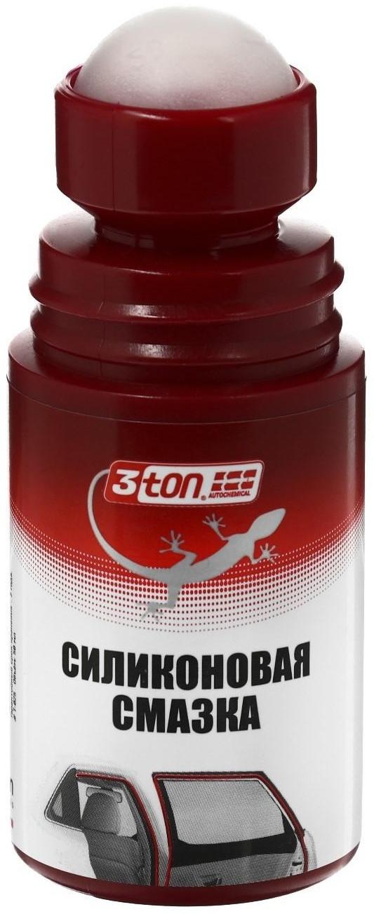 Силиконовая смазка 3ton для резиновых уплотнителей, роликовая 50 мл Т-025