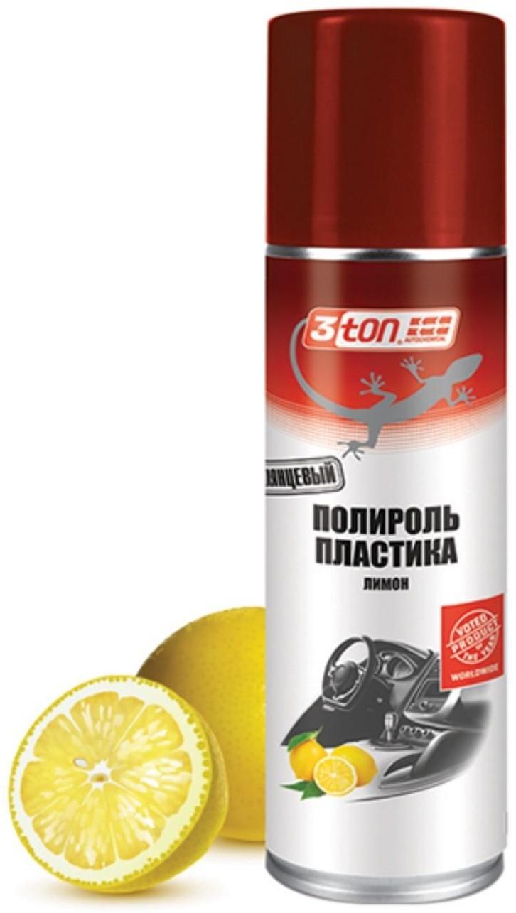 Полироль пластика 3ton, лимон, 335 мл TC-516