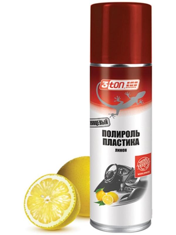 Полироль пластика 3ton, лимон, 335 мл TC-516
