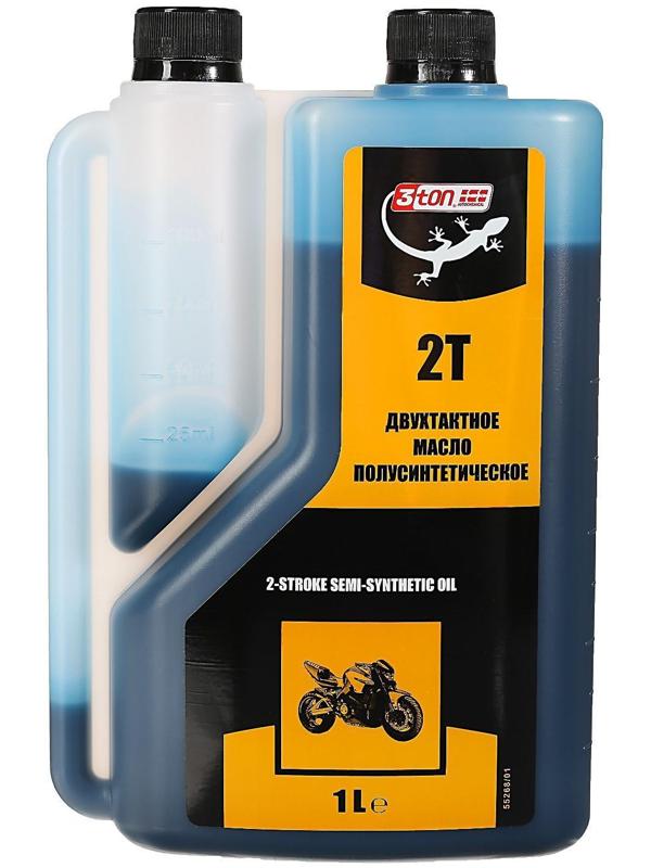 Масло двухтактное 3ton полусинтетическое ТС, 1 л, с дозатором ТМ-111