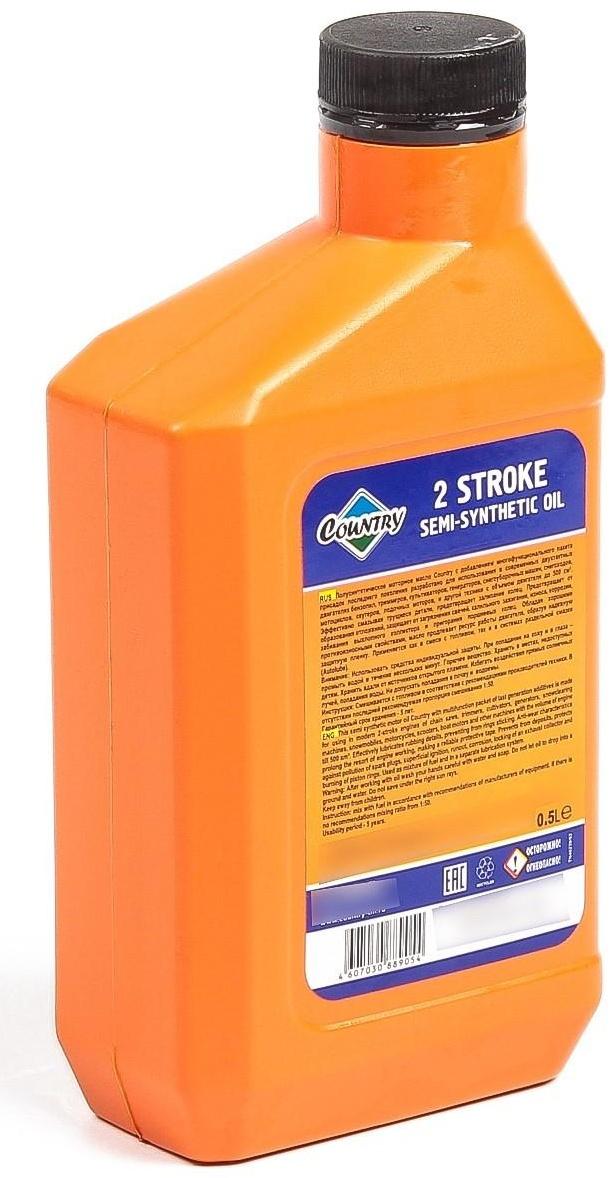Масло двухтактное Country полусинтетическое API ТС ST-302, 0.5 л