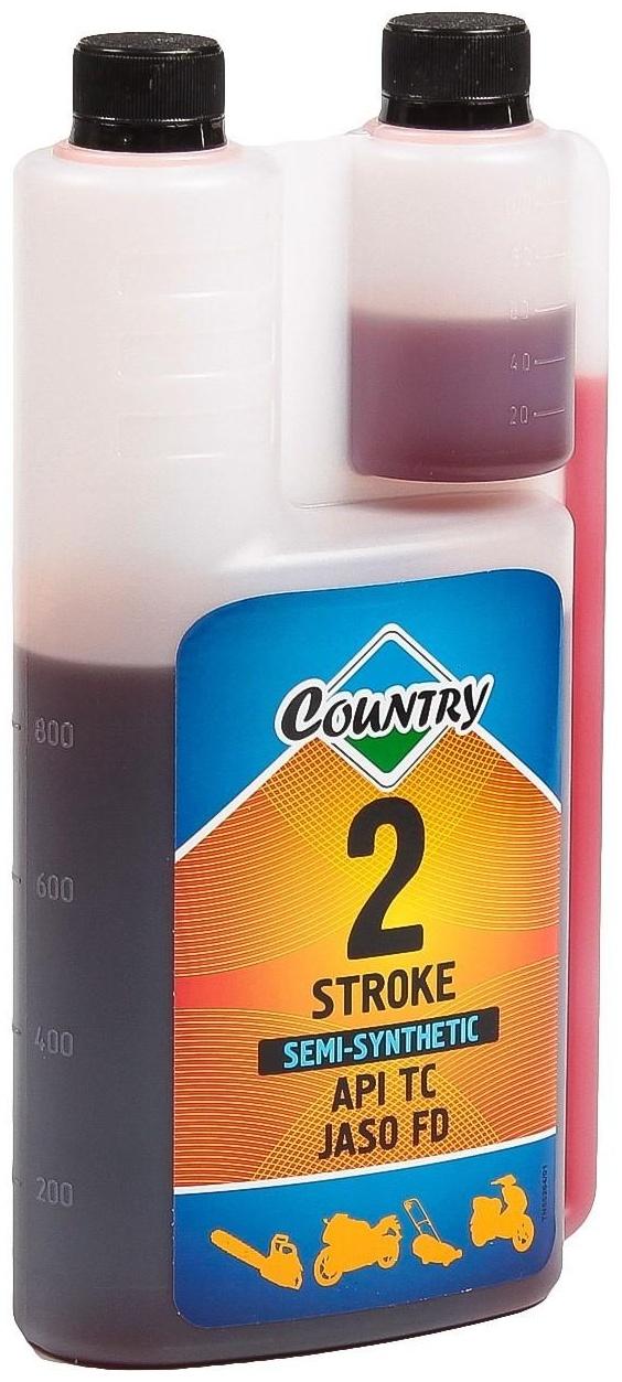 Масло двухтактное Country полусинтетическое API ТС, 1 л, с дозатором