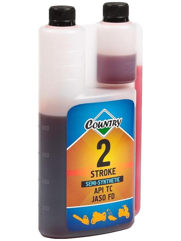 Масло двухтактное Country полусинтетическое API ТС, 1 л, с дозатором