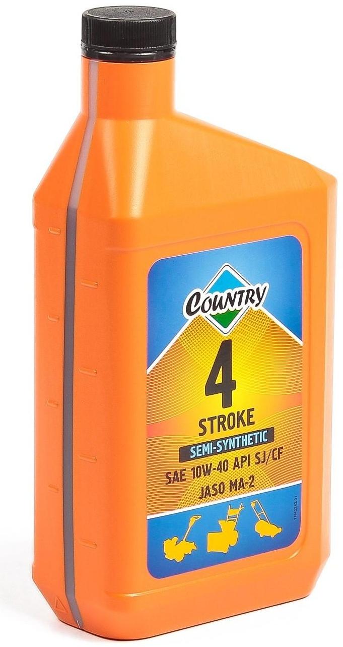 Масло четырехтактное Country полусинтетическое SAE 10w40 API SJ/CF, 1 л