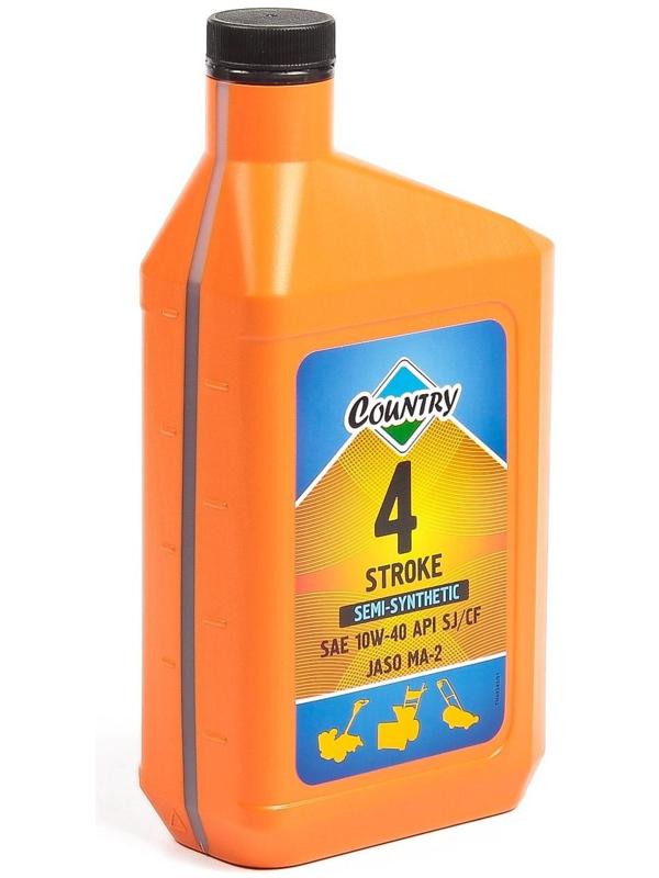 Масло четырехтактное Country полусинтетическое SAE 10w40 API SJ/CF, 1 л