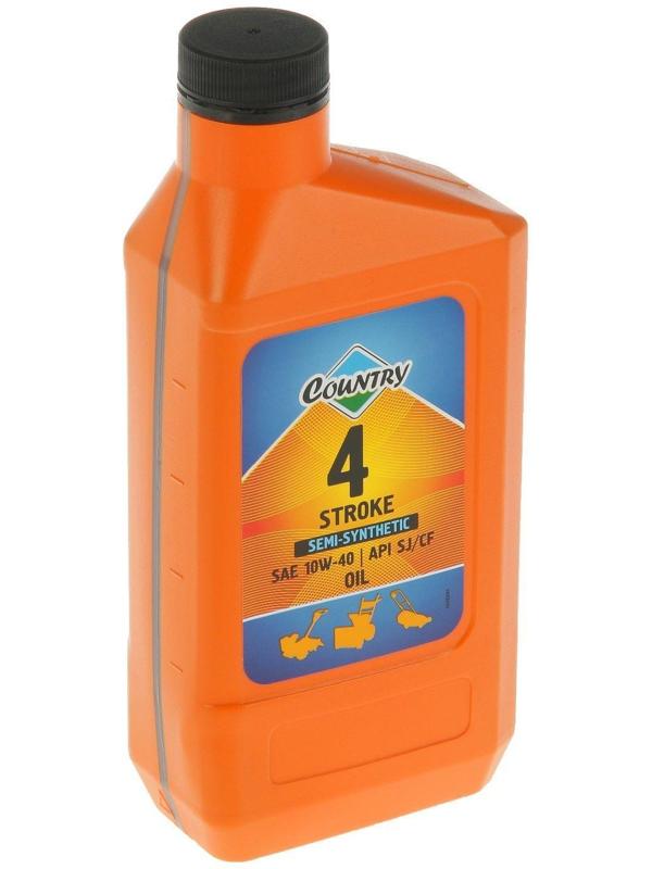 Масло четырехтактное Country полусинтетическое SAE 10w40 SJ/CF, 0.6 л