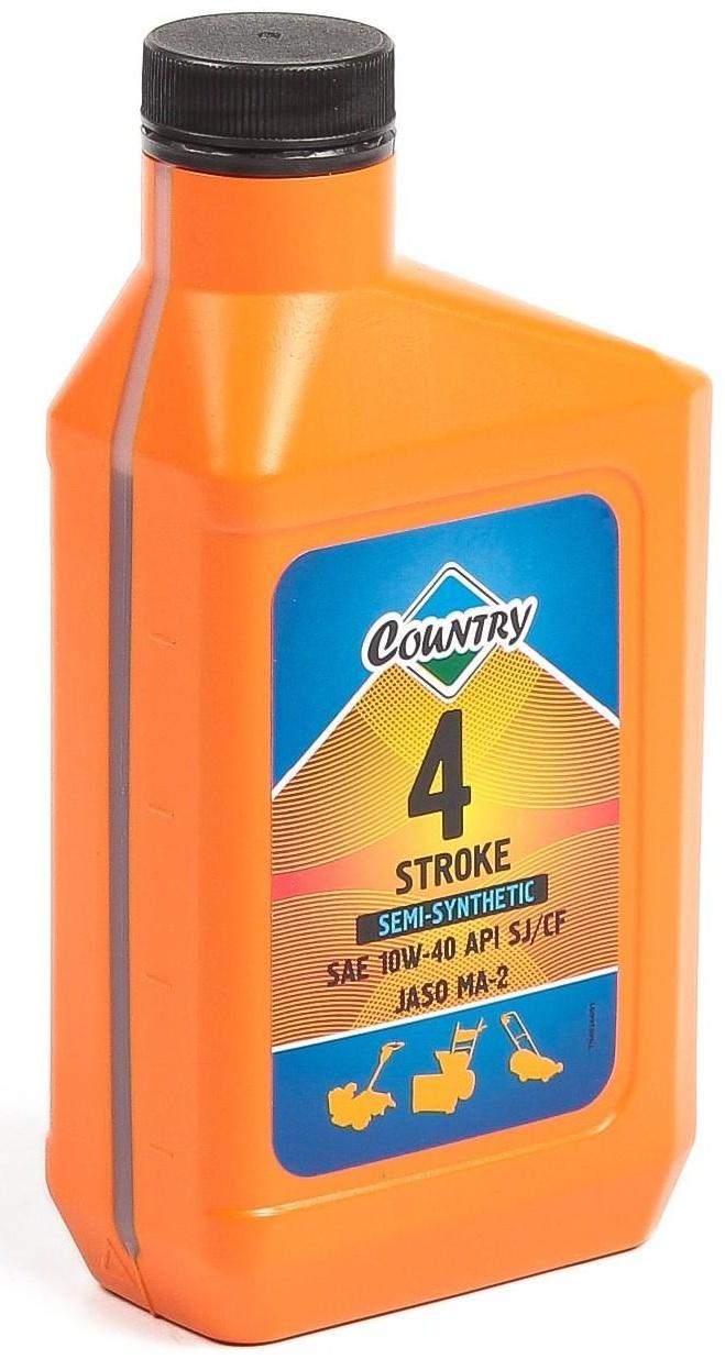 Масло четырехтактное Country полусинтетическое SAE 10w40 SJ/CF, 0.5 л