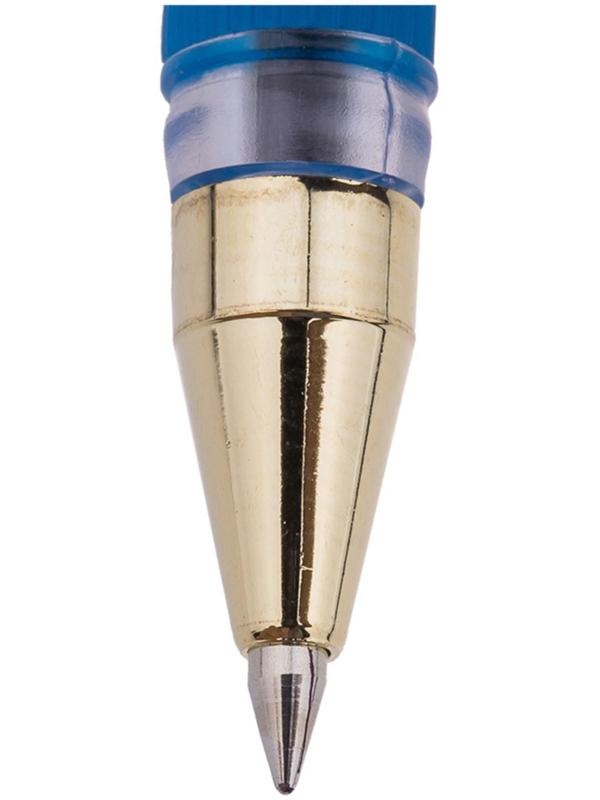 Ручка шариковая MunHwa MC Gold, узел 0.5 мм, чернила синие, штрихкод на ручке