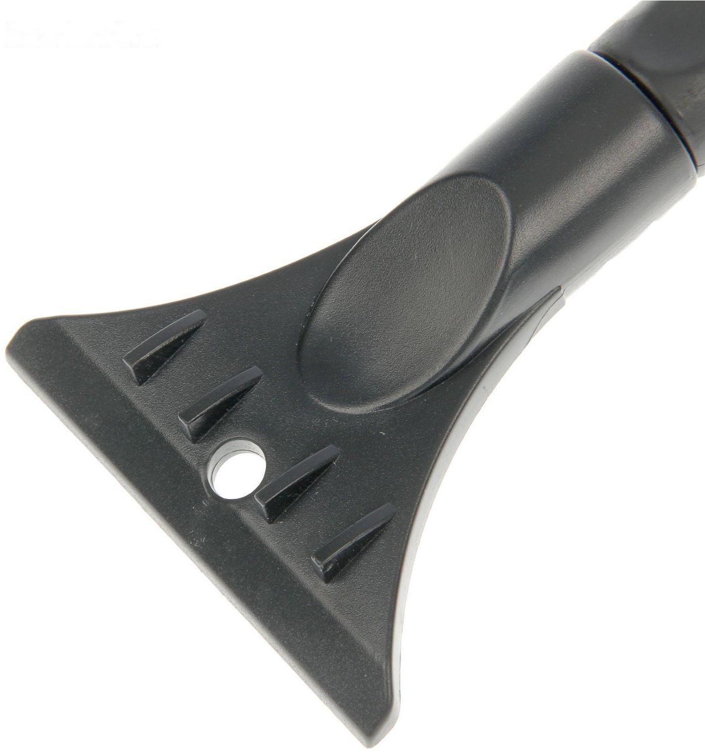 Щётка-смётка TORSO, 38 см, скребок, черный