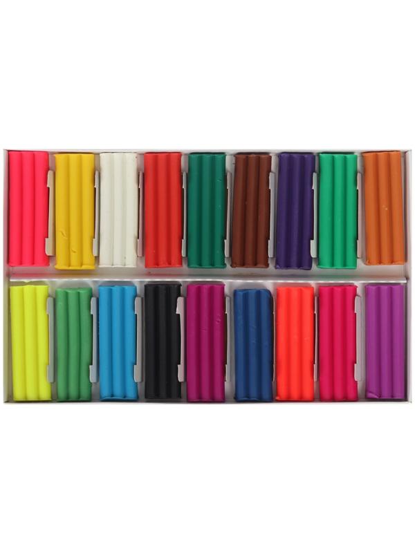 Пластилин восковой 18 цветов по 15 г 