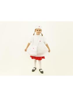 Карнавальный костюм «Маленький доктор», халат, шапочка, сумка, рост 110-116 см