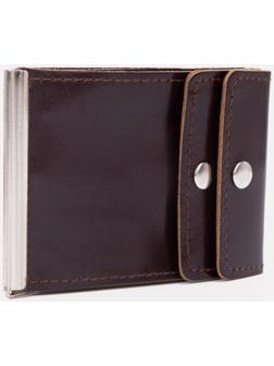 Зажим для купюр, цвет коричневый